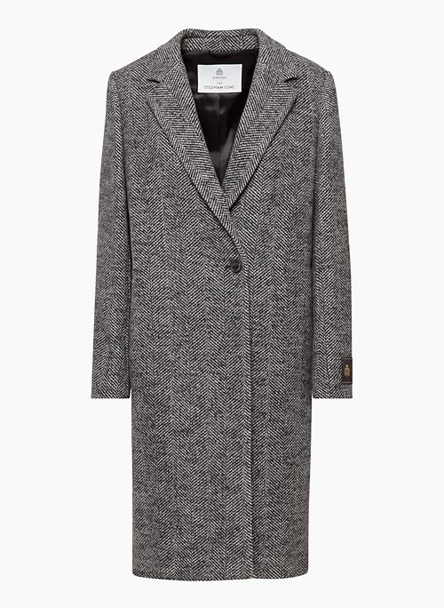 THE NEW STEDMAN COAT - Single-breasted wool-cashmere coat with a classic fit