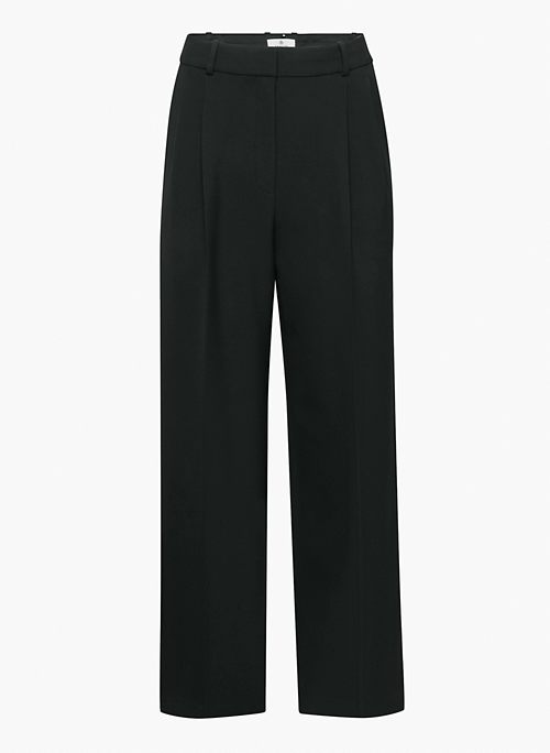 PLEATED PANT - High-waisted pleated trousers