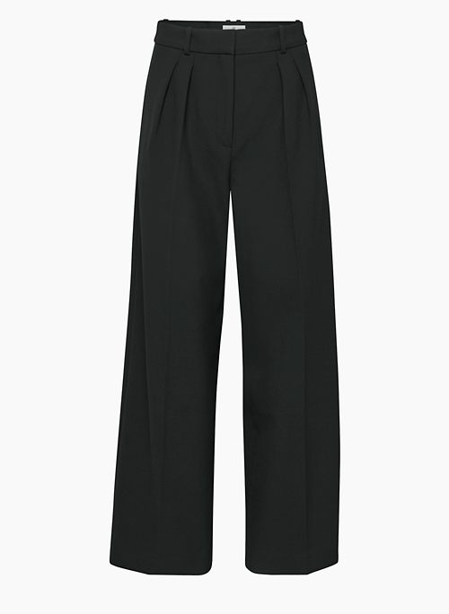 FOUNDER PANT - Softly structured ultra wide-leg pleated pants