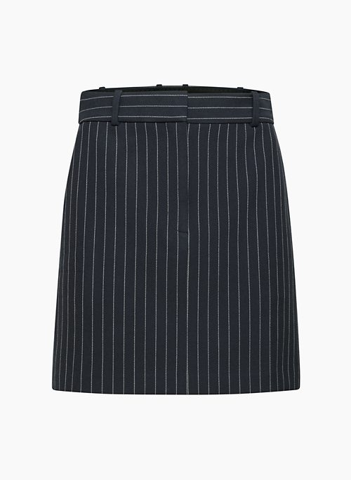 CHISEL SKIRT - Softly structured mini pencil skirt
