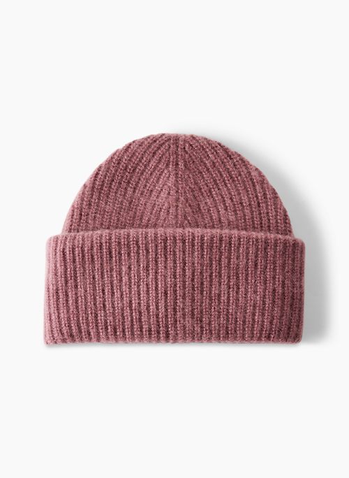 OTTO BEANIE - Ribbed wool and cashmere cuffed beanie