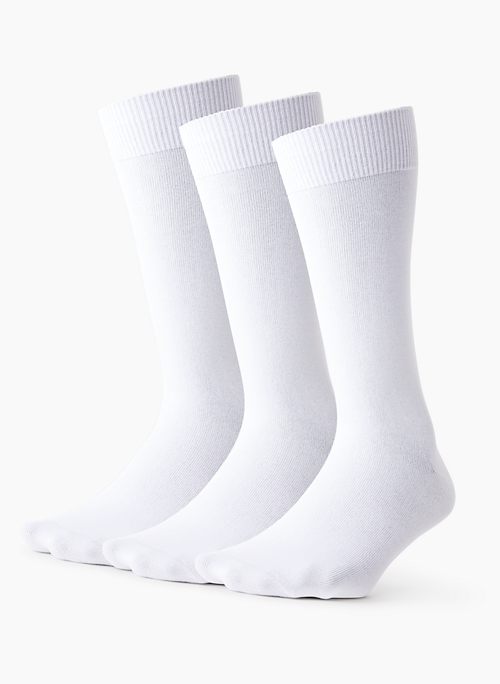 CHOSEN CALF SOCK 3-PACK - Supima cotton calf dress sock, 3-pack