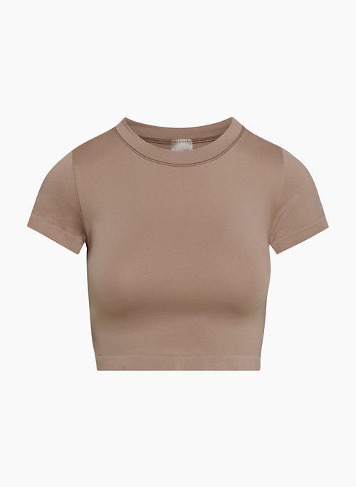 SINCH SMOOTH WILLOW CROPPED T-SHIRT - Seamless cropped t-shirt