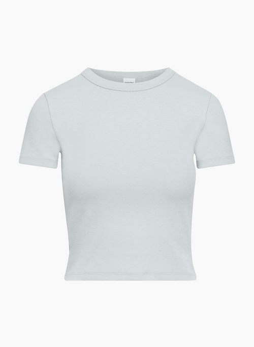 BESTHUG™ LITTLE RIBBED T-SHIRT - Fine-ribbed crewneck t-shirt