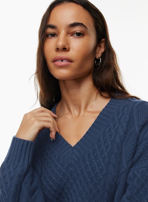 Blue V Neck Sweaters for Women | Aritzia CA