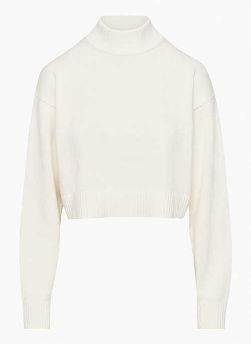SCOTTIE TURTLENECK - Organic cotton and cashmere turtleneck sweater