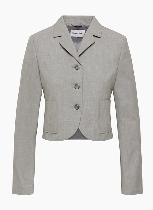 STELLA BLAZER - Lightly structured slim-fit suiting blazer