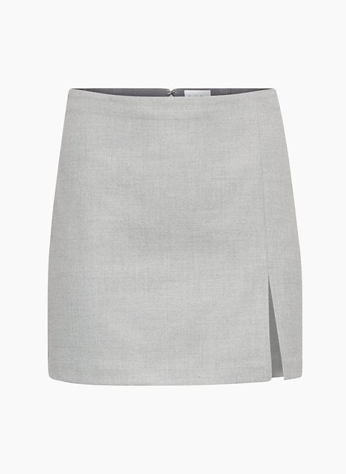 TATIANA SKIRT - High-rise flannel mini skirt