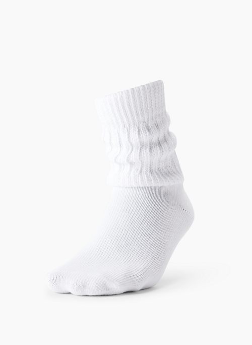 SCRUNCH ANKLE SOCK - Scrunched cotton ankle socks