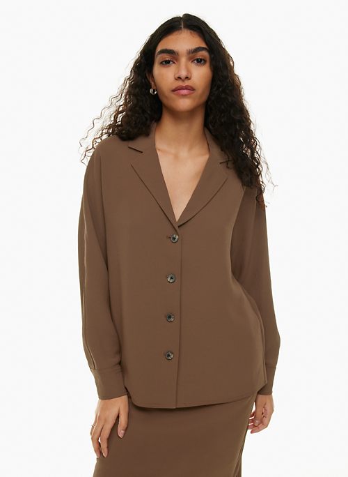 Brown Shirts for Women | Shop Blouses, Shirts & Tops | Aritzia CA