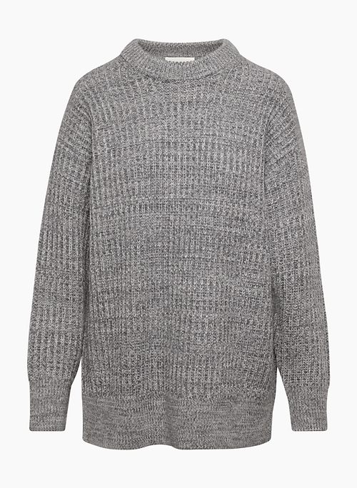 GINETTE SWEATER - Relaxed merino wool crewneck sweater
