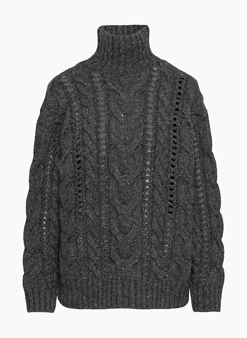 DORIS TURTLENECK - Relaxed wool turtleneck sweater