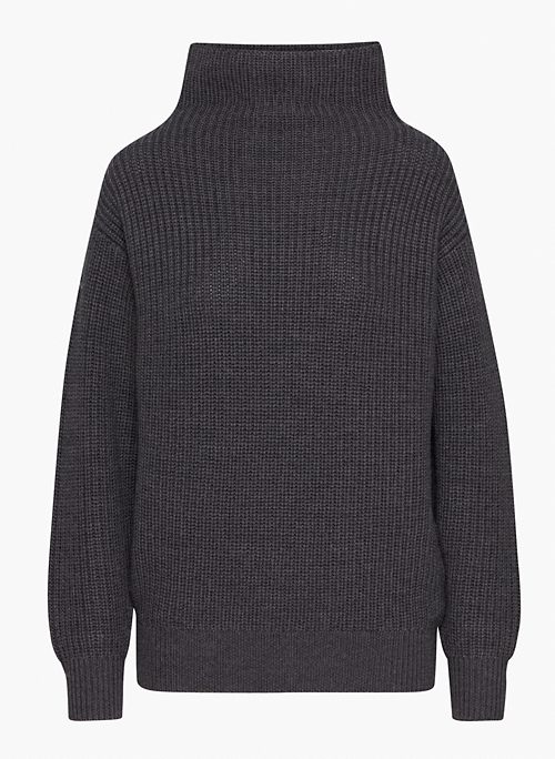 MONTPELLIER TURTLENECK - Relaxed merino wool turtleneck sweater