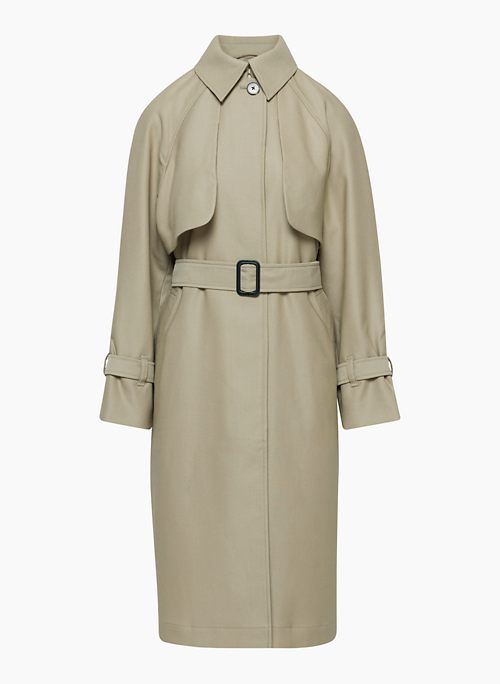 ELEVENTH TRENCH - Lightweight wool trench coat