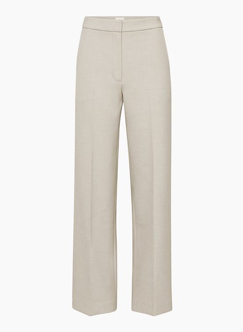 ALANYA PANT - Stretch suiting high-rise wide-leg pants