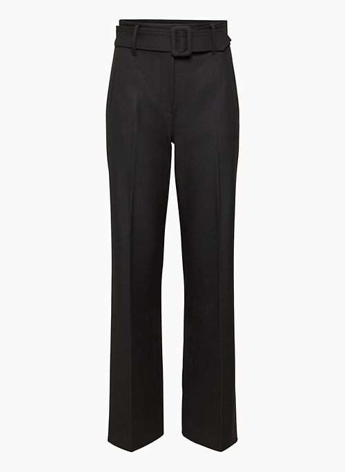 BARTOLA PANT - Super high-waisted belted woven pants