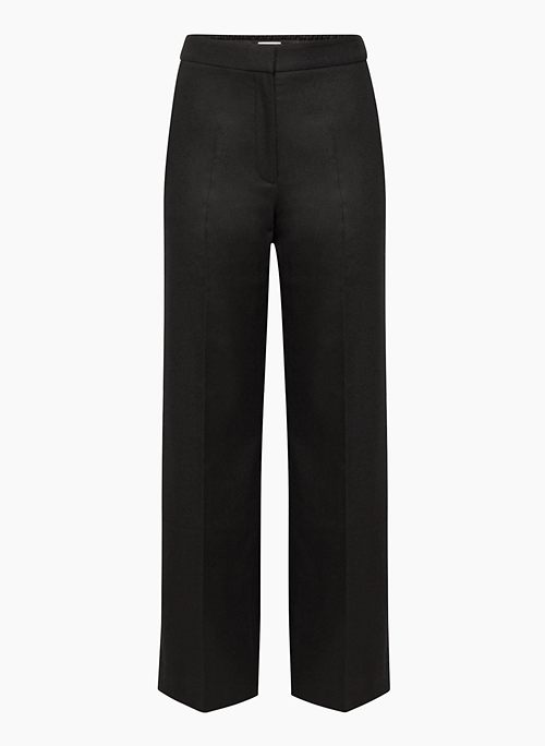 ALANYA PANT - High-waisted wide-leg wool and cashmere trousers