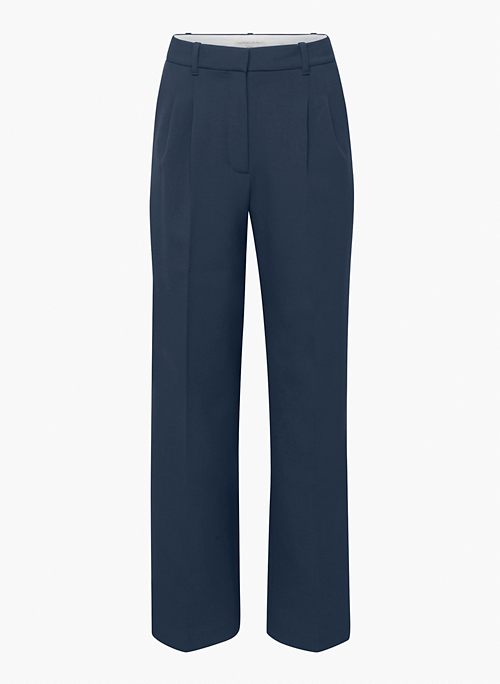 THE EFFORTLESS PANT™ - Softly structured high-waisted wide-leg trousers