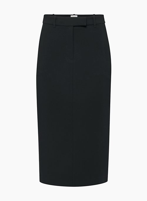 RIVIERA SKIRT - Slim-fit midi crepe pencil skirt