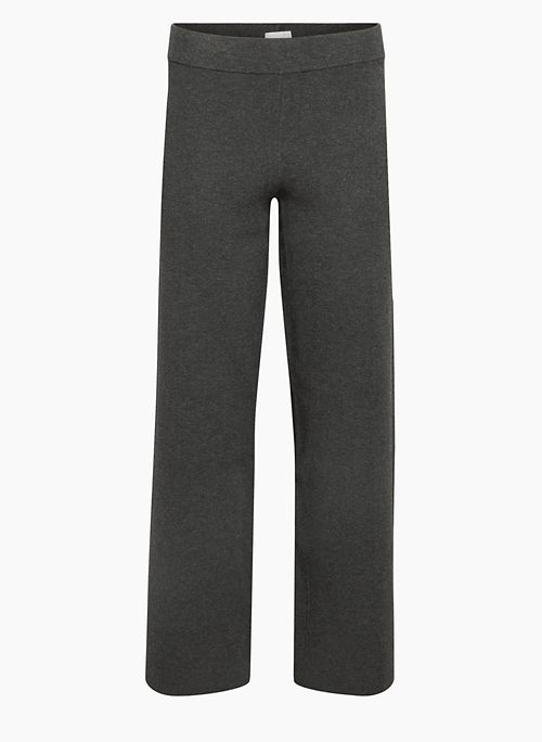 SOUVENIR PANT - High-waisted wide-leg knit pants