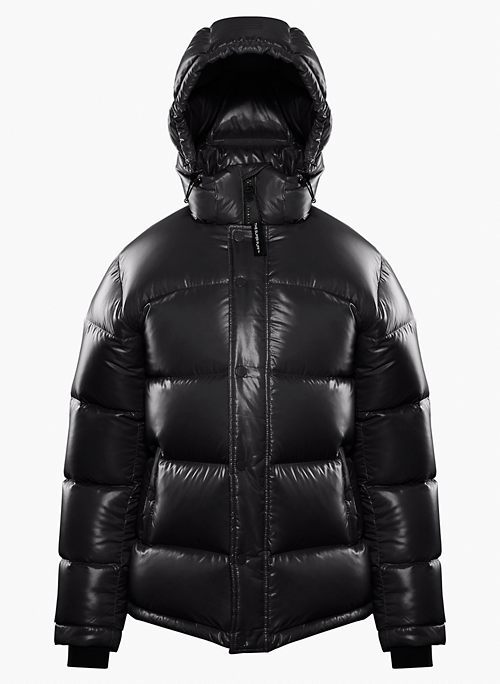 THE SUPER PUFF™ - Goose down puffer jacket made with Hi-Gloss fabric from France