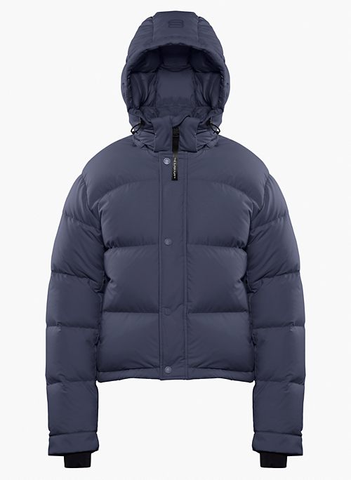 THE SUPER PUFF™ SHORTY - cliMATTE™ Japanese ripstop cropped goose down puffer jacket