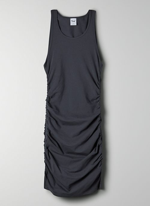 CHILL MALIBU DRESS - Stretch-cotton jersey ruched bodycon mini dress