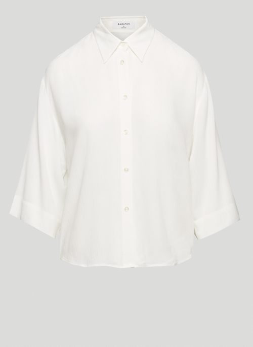 CARRINGTON SHIRT - 3/4-sleeve button-up blouse