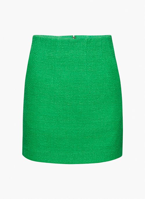 KINSLEY SKIRT - High-waisted tweed mini skirt