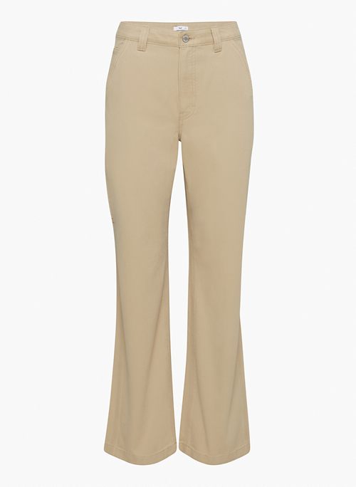 GREENWICH PANT - High-waisted relaxed twill carpenter pants