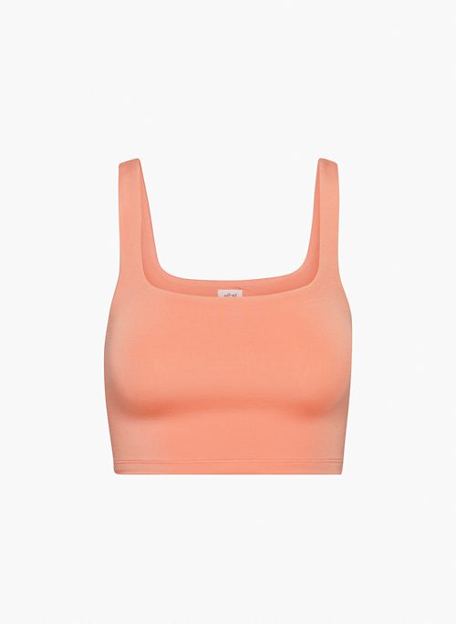 VACAY CROPPED TANK - Cropped, square-neck tank top