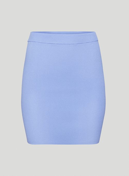 RESO SKIRT - High-waisted knit mini skirt