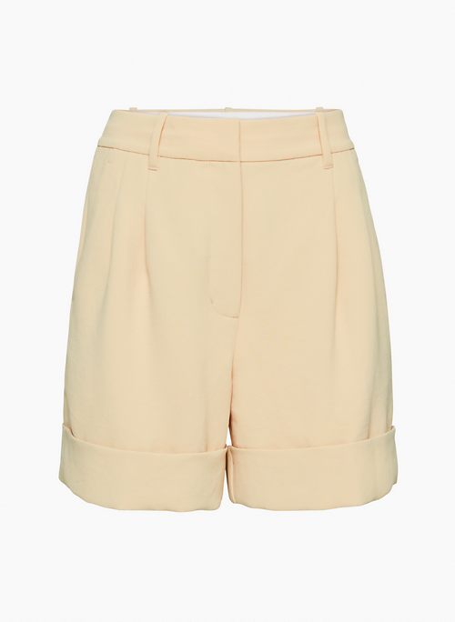 LABYRINTH SHORT - Cuffed pleated shorts