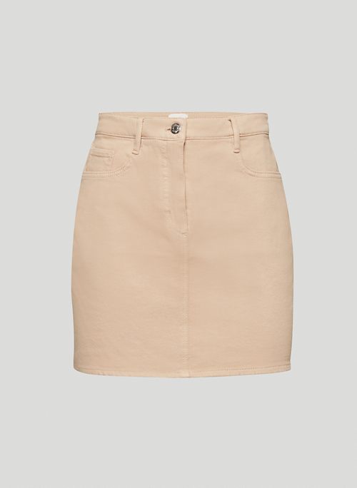 DATE SKIRT - High-waisted A-line mini skirt