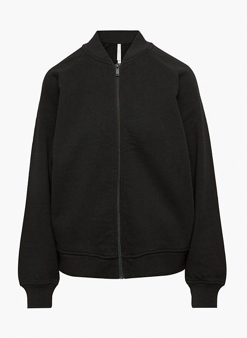 EYRE ZIP-UP - French terry zip-up sweater