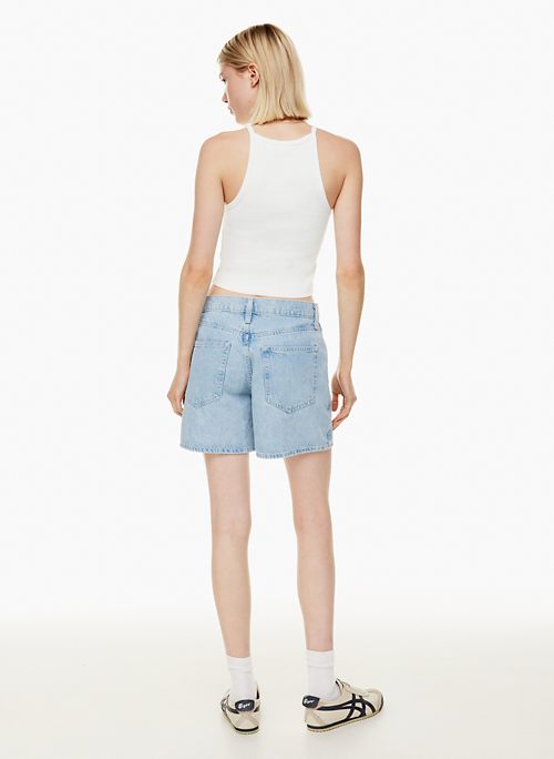 MOOD JEAN SHORT - High-waisted mom shorts
