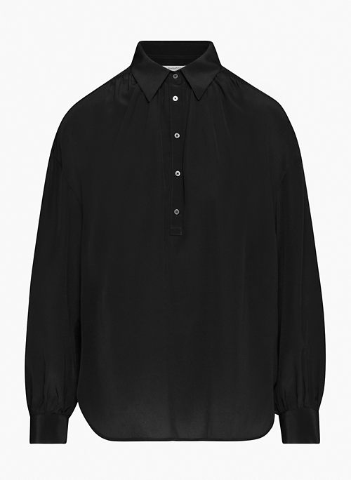 MARILYN SILK BLOUSE - Silk button-up blouse