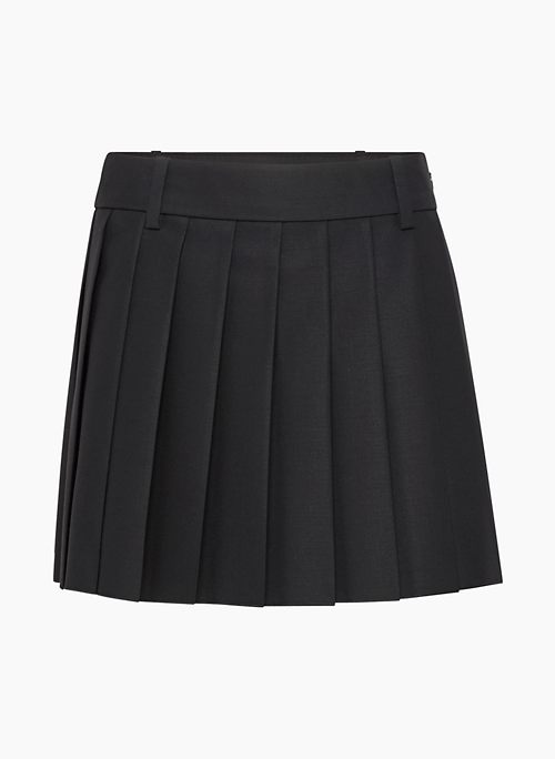 DORMER SKIRT - Pleated low-rise mini skirt