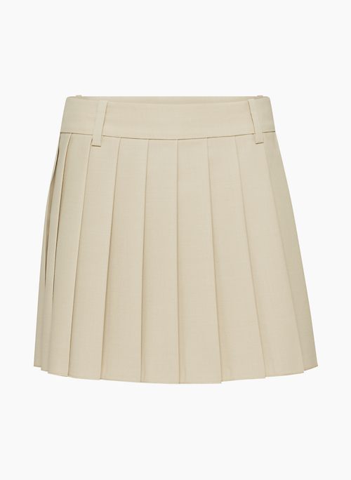DORMER SKIRT - Pleated low-rise mini skirt