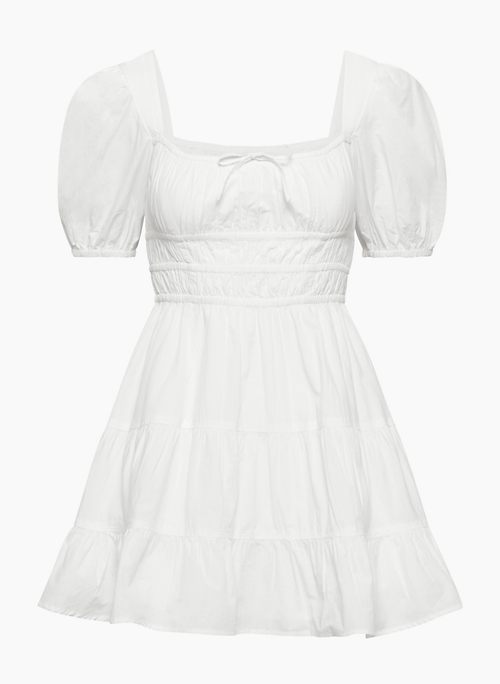 MARTINE SHORTSLEEVE DRESS - Tiered mini dress