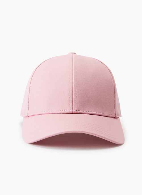 Cotton Twill Baseball Hat - Light Pink