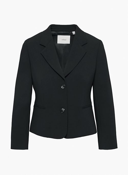NOTES BLAZER - Single-breasted blazer with shoulder pads