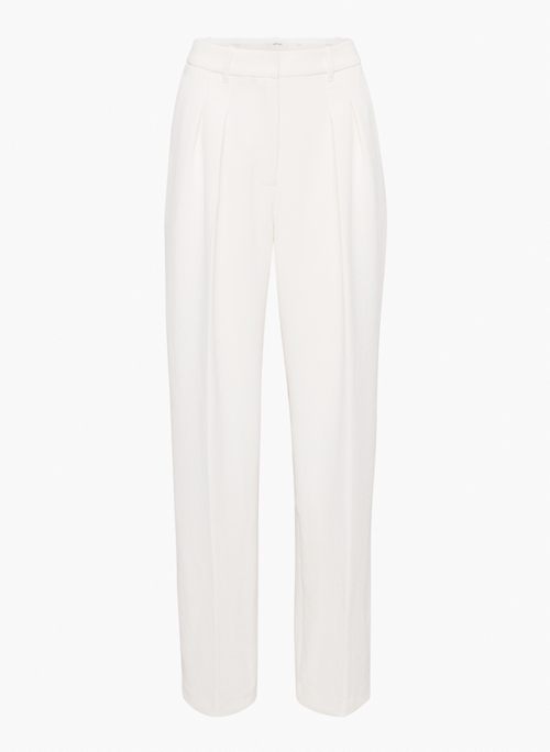ANYWAY PANT - High-rise pleated pants