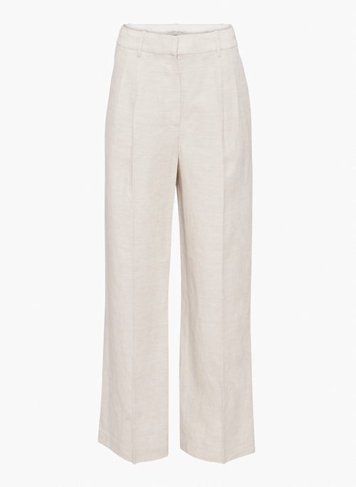 THE EFFORTLESS PANT™ LINEN - High-waisted wide-leg linen pants