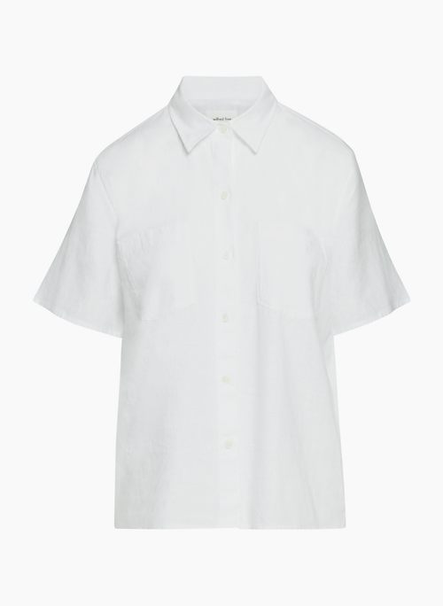 COTTAGE LINEN SHIRT - Short-sleeve linen shirt