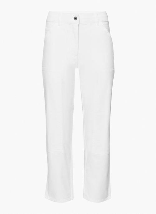 BRENNAN PANT - High-rise cotton utility pants