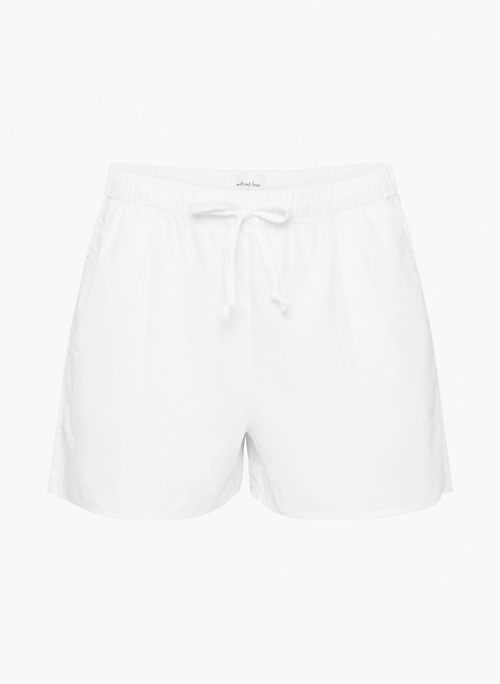SAIL POPLIN MINI SHORT - Mid-rise poplin shorts