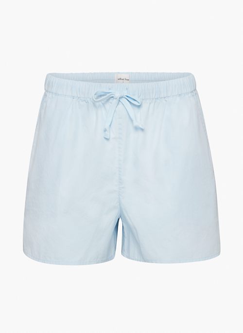 SAIL POPLIN MINI SHORT - Mid-rise poplin shorts