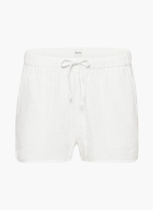SAIL MICRO SHORT - Mid-rise organic cotton shorts