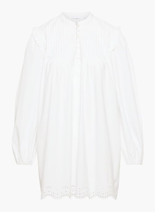 HELENA POPLIN DRESS - Long-sleeve mini dress